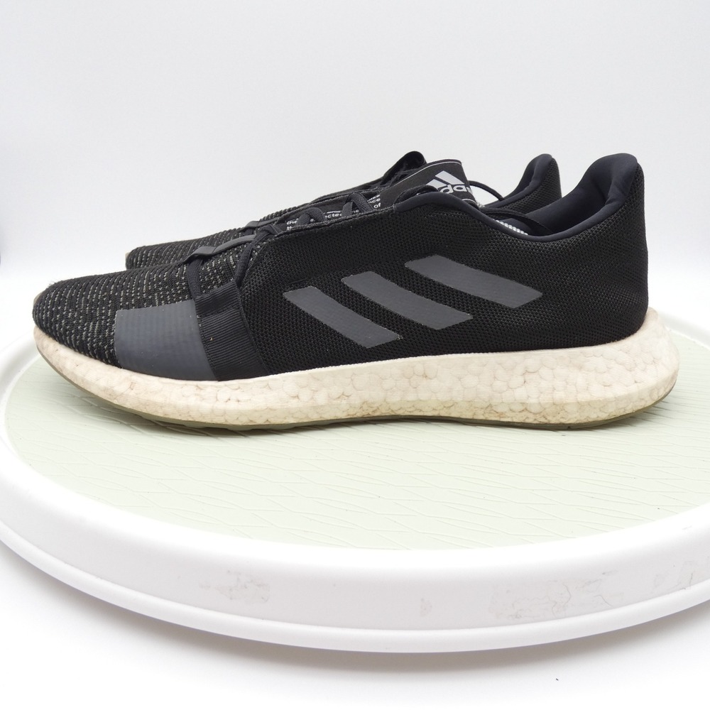 Adidas Senseboost GO Mens Running Shoes Black Grey EG0960 Size 13